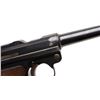 Image 9 : **DWM Luger semi-automatic pistol, 9 mm  caliber, 4&#8221; barrel, S/N 3046, mili