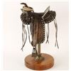 Image 2 : Legends &#8220;Western Saddle&#8221; limited edition  bronze on stand; #63-350; signed