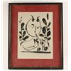 Image 1 : Nicely framed Picasso print.   Est.:   $200-$400.