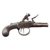 Image 2 : All metal 18th Century flintlock side by side  double barrel pocket pistol