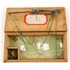 Image 2 : 20th century traveling apothecary or gold  scale. In case with weights. Est