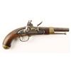 Image 1 : French Model 1813 flintlock military pistol,  14.5&#8221; overall with an 8&#8221; roun