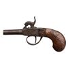 Image 2 : High quality mid 19th Century percussion  pocket pistol signed L.N. Bonnefi