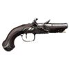 Image 1 : French flintlock pocket pistol, .52 caliber,  8&#8221; overall with a 3.75&#8221; barre