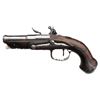 Image 2 : French flintlock pocket pistol, .52 caliber,  8&#8221; overall with a 3.75&#8221; barre