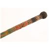 Image 2 : Old colored long woven horsehair riding crop  or quirt, approximately 32&#8221; o