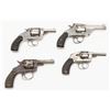 Image 1 : **FFL dealer&#8217;s lot of 4 registerable  post-1898 revolvers; one a Forehand &amp;