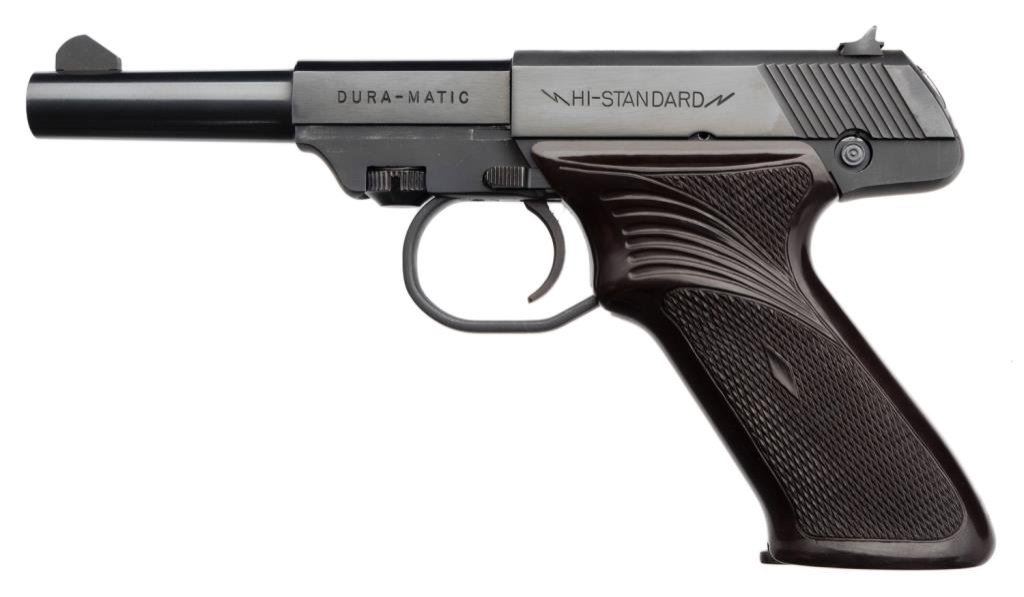 *HiStandard Model DuraMatic semiautomatic pistol, .22LR caliber, 4.5” b
