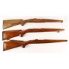 Image 1 : Lot of three Mauser sporter stocks.  The lot  includes a left handed Obernd