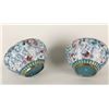 Image 2 : Pair of cloisonn&#233; bowls with butterfly and  flower designs, each approximat