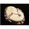 Image 2 : Cameo broach and pendent in 14K. 1920&#8217;s.  Est.: $150-$300