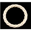 Image 1 : Vintage ivory and 14K bangle bracelet. Est.:  $150-$300