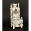 Image 2 : Spanish girl on chair signed Lladro;  approximately 11&#8221; in height.     Est.