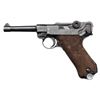 Image 1 : **German Luger semi-automatic pistol, 9mm  caliber, 4&#8221; barrel, 1938 and S/4