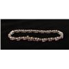 Image 2 : One beautifully designed pink sapphire and  diamond bracelet. 19 pink sapph