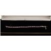 Image 4 : One beautifully designed pink sapphire and  diamond bracelet. 19 pink sapph