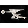 Image 1 : Packard Winged Goddess holding a wheel hood  ornament in good to very good