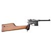 Image 2 : **Mauser Model C-96 &#8220;broom handle&#8221;  semi-automatic pistol, , 9mm caliber, 5