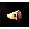 Image 2 : 31.0 carat Ruby Men's ring set in 28.6 gr 14k  gold, size 12 1/2, custom ma