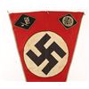 Image 2 : N.S.K.K. pendent with unit insignia and fancy  silver borders showing 4/M15