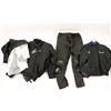 Image 3 : Lot of motorcycle clothes: 3 Jackets, vest, 1  pants, and misc. of various