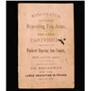 Image 1 : Original Winchester Catalog dated April 1st,  1882; rose colored cover; 48