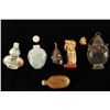 Image 1 : Lot of 6 various snuff bottles.   Est.:   $200-$400.