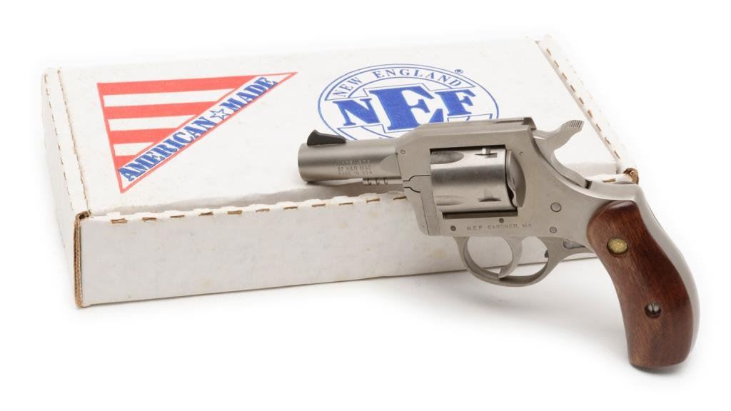 *New England Firearms Model R73 DA revolver, .32 H&R Mag. caliber, 2.5” ba
