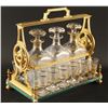 Image 2 : Decanter set of high quality; 19th to early  20th Century; locks to keep se