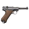 Image 1 : **German 1917 Erfurt Luger semi-automatic  pistol, 9mm caliber, 4&#8221; barrel,