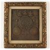 Image 1 : Copper plaque with deities, astrological  devices and minute writings; meas