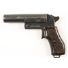 Image 2 : Czech flare pistol, grey finish, checkered  brown grips, #25963 in overall