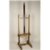Image 1 : carved and gilt wood easel in French Empire  style with dolphin feet; appro