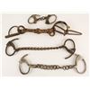 Image 1 : Lot of manacles and leg irons; one crude made  19th Century single leg; one