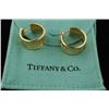 Image 1 : 18K yellow Tiffany signed earrings, 1837  collection, &#8220;T &amp; Co. Collection&#8221;.