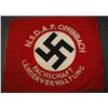 Image 1 : Nazi banner-N.S.D.A.P., Offenbach  Fachsschaft- Landerver Waltung silver  e