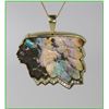 Image 4 : Amazing One of A Kind Australian Bolder Opal  and Diamond Pendant Artisan C