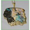 Image 5 : Amazing One of A Kind Australian Bolder Opal  and Diamond Pendant Artisan C
