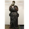 Image 2 : Beautiful and life like pelican bronze  fountain with bronze and silver tri