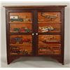 Image 1 : Designer reproduction cabinets for boys room;  cars, planes, ships and fire