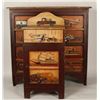 Image 2 : Designer reproduction cabinets for boys room;  cars, planes, ships and fire