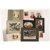 Small lot of cabinet photos of individual  subjects as well as the interior