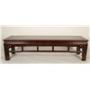 Image 2 : Chinese rosewood low table; measures  approximately 16.25&#8221; x  60&#8221;; good con