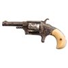 Image 2 : Hopkins &amp; Allen Blue Jacket No. 2 spur  trigger engraved revolver, .30 cali