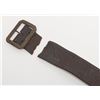 Image 2 : Lot consisting of an old cartridge belt with  brass buckle, heavy leather r