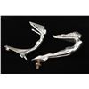 Image 1 : Lot of 2 hood ornaments including a  Continental Goddess (ca 1933-34) in go