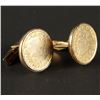 Image 3 : Pair of U.S. silver coins gold plated over  sterling. Purchased Neiman Marc