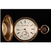 Image 1 : Elgin pocket watch with gold filled case.  Est.: $100-$200