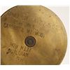 Image 2 : Brass 105mm cannon shell approximately 14.5&#8221;  long and 4&#8221; in diameter (date