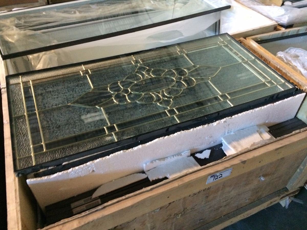 Glass Inlay Window CRATE OF 48